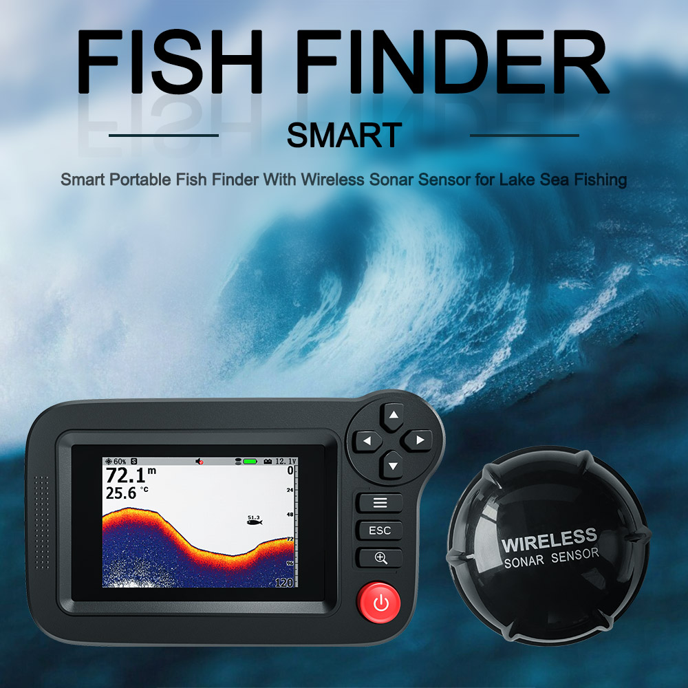 Smart Fish Finder - Portable F - Fish Finder Transducer 评论和价格