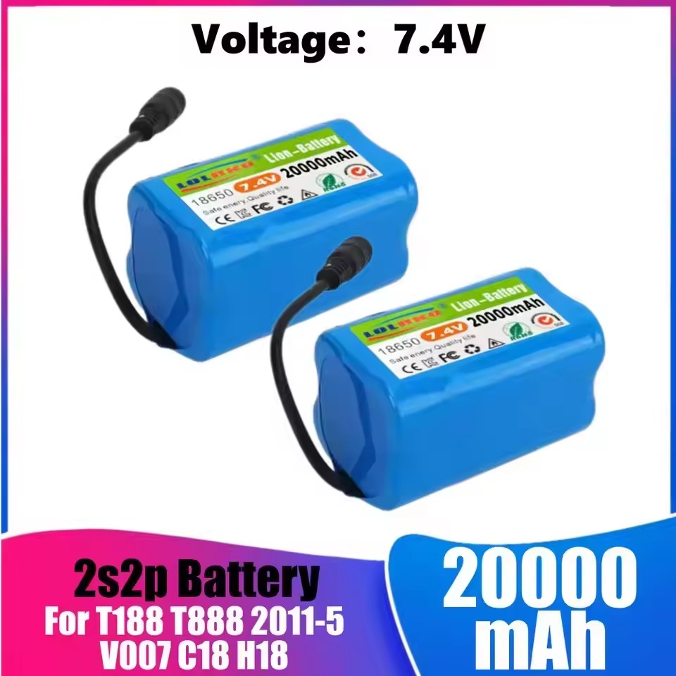 7.4V 20000mAh Battery with USB - Fish Finder Charger 评论和价格