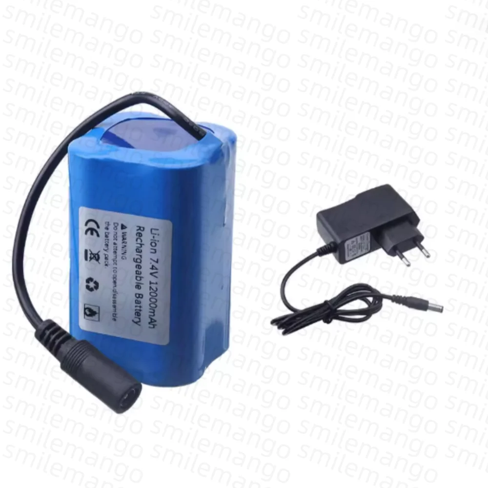 7.4V 12000mAh Battery with USB - Fish Finder Charger 评论和价格