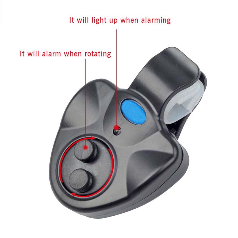 Fishing Rod Bite Alarm LED Ind - Bite Indicator 评论和价格