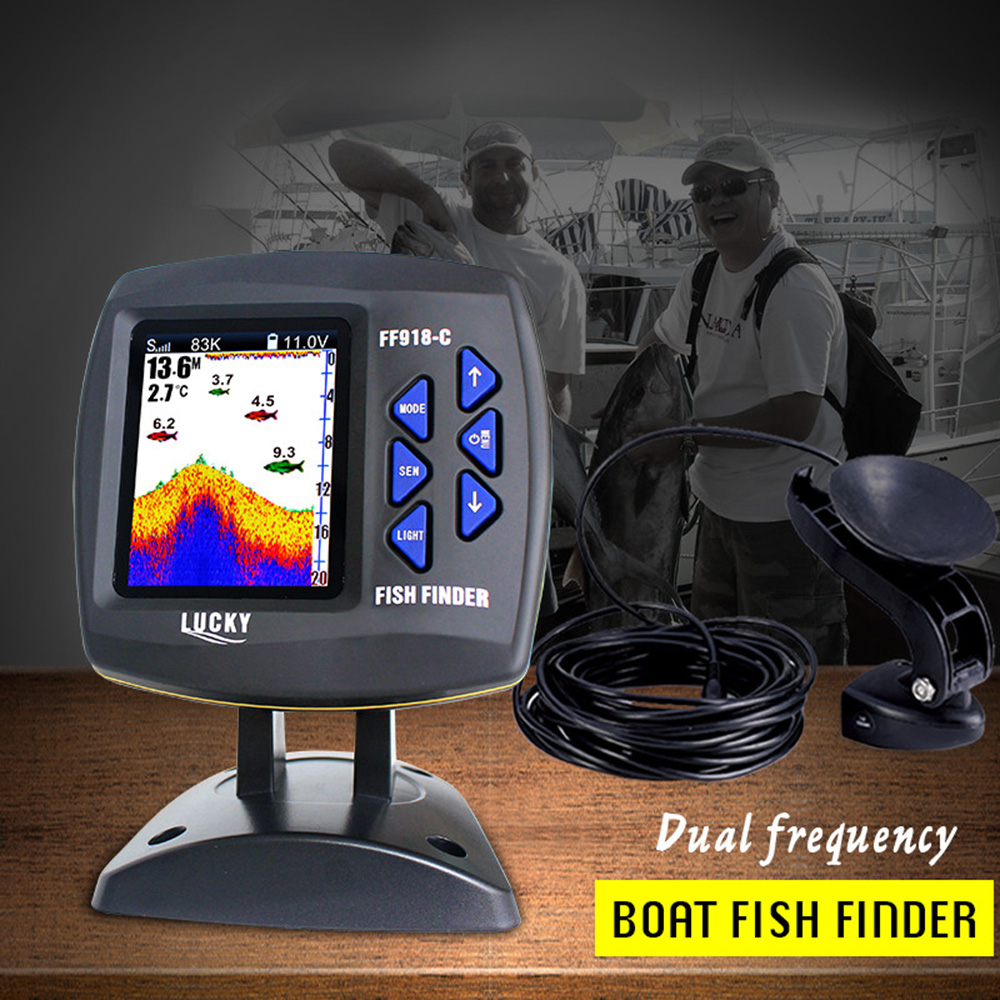 FF918-C100DS Color Screen Wire - Fish Finder Transducer 评论和价格