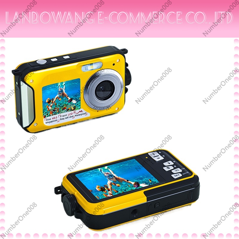 Dual Screen Waterproof Action  - Underwater Camera 评论和价格